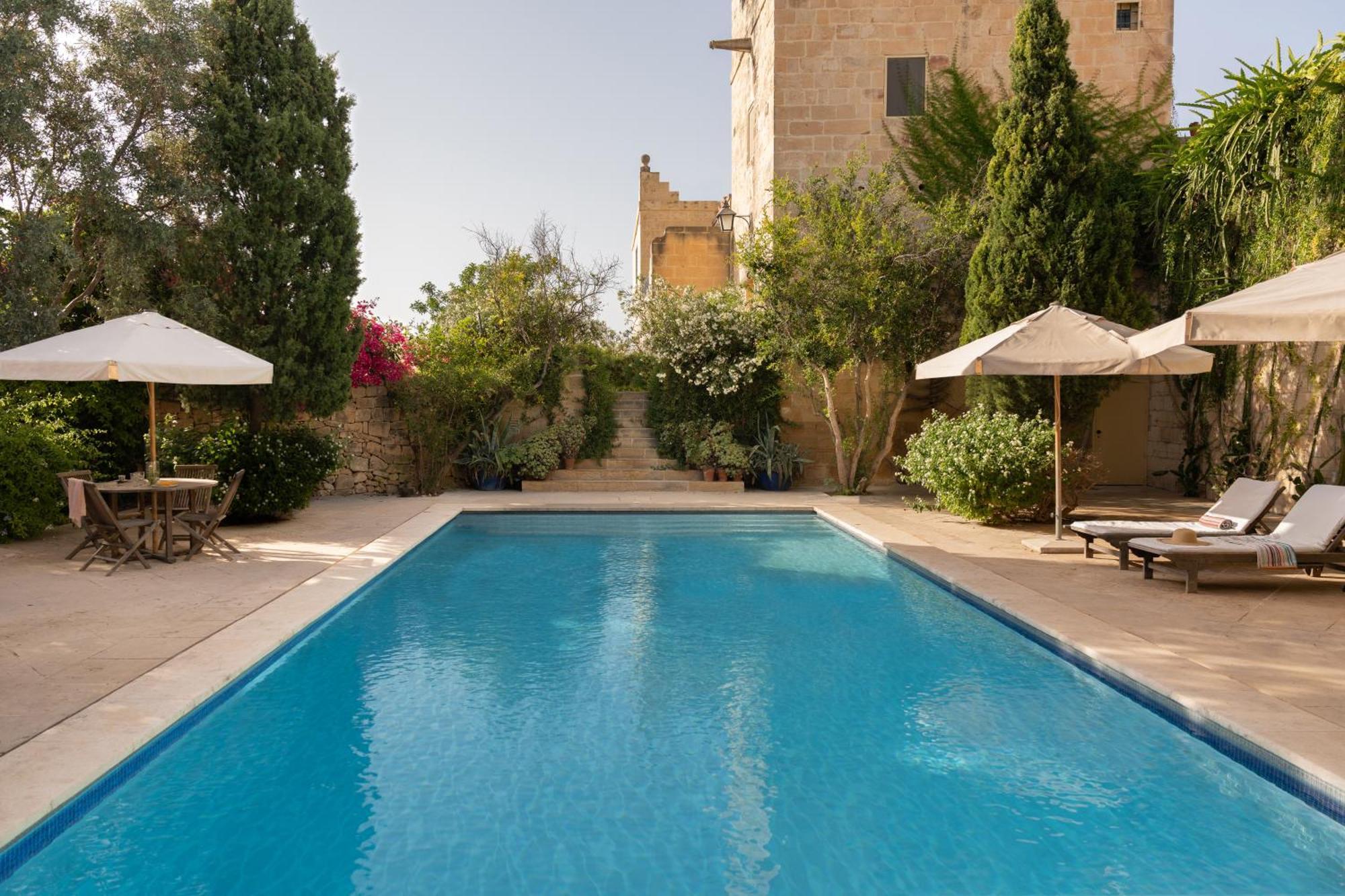 Casa San Rocco - Luxurious Grand 18Th C. Palace With Gardens & Pool Hal Ghaxiak Zewnętrze zdjęcie